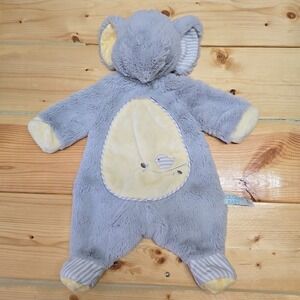 Douglas Baby Elephant Plush Gray Lovey Security Blanket Cuddle Soft Toys